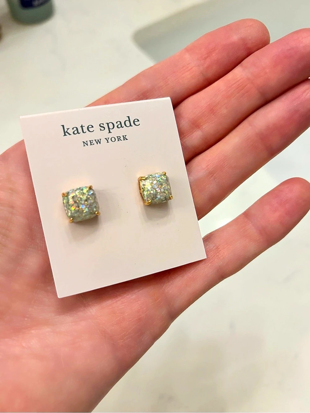 Kate Spade Square Stud Earrings Multicolor Stud Earrings NWT